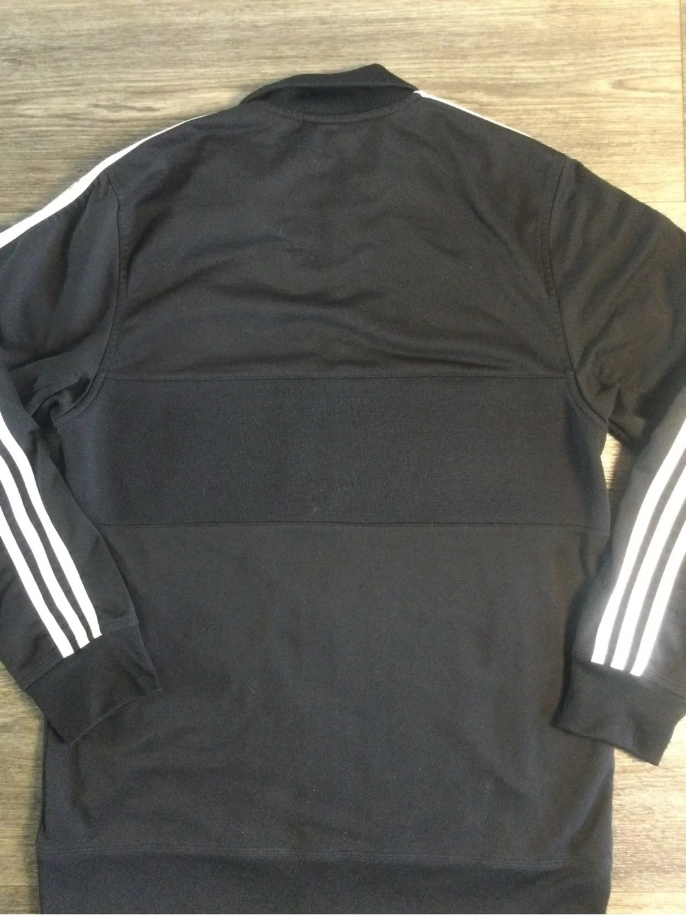 Adidas Youth Girls Full-Zip Training Jacket with White Stripes